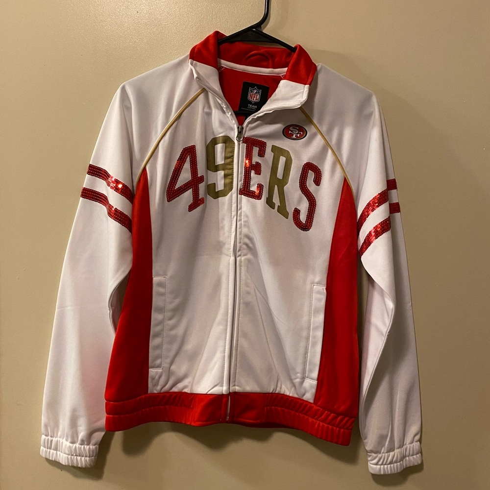 San Francisco 49ners zip up sweater